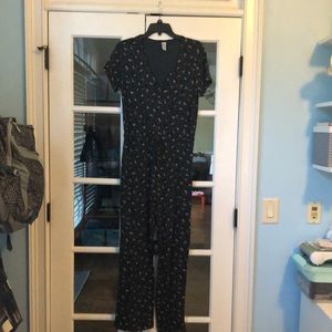 Alternative Apparel leopard jumpsuit size M